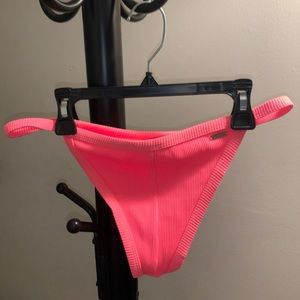 White fox pink bikini set